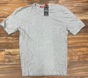NWT Agave Denim Men's Short Sleeve V-Neck T-Shirt In Grey Size : Small - Picture 1 of 5