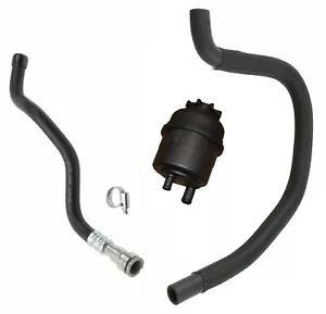 Rein Power Steering Reservoir With Line & Return Hoses Kit For BMW E46 3-Series - Picture 1 of 1