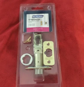 40-251 Schlage 2-3/4'' (7cm) Or 2-3/8” for Keyed Entry Locks Brass New - Picture 1 of 2