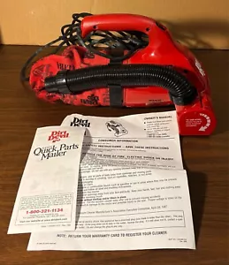 Dirt Devil by Royal Ultra Red Electric Hand Vac Handheld Vacuum M08230 WORKS-GUC - Picture 1 of 5