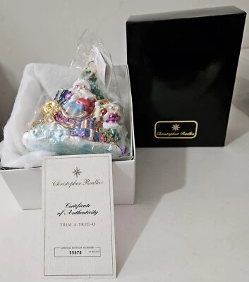 Christopher Radko Trim A Tree-O LIMITED EDITION Christmas Ornament 2000 - Sealed — 第 1/4 张图片