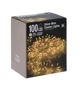 Micro LED Cluster Lichterkette - diverse Längen - Deko Büschel Leuchtdraht Außen - Bild 1 von 7
