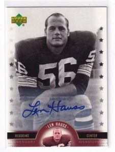 2005 Upper Deck NFL Legends Legendary Signatures Len Hauss #LS-LH Auto - Picture 1 of 2