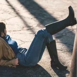 Teva wasserdichte hohe Damen-Reiterstiefel De La Vina weites Kalb Leder Größe 7,5 - Bild 1 von 15