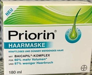 Priorin Haarmaske Bayer 180ml Neu ! Aufbaukur , aus Deutschland - Picture 1 of 4