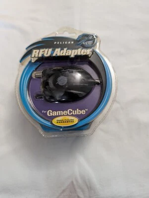 Pelican 16 Bit Automatic Auto RF Switch RFU Coax Cord for GameCube N64 - Image 1 of 4