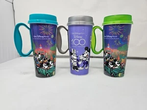 2024 Walt Disney World Resort Reusable Refillable Mug Mickey & Friends - 3 Mugs - Picture 1 of 10