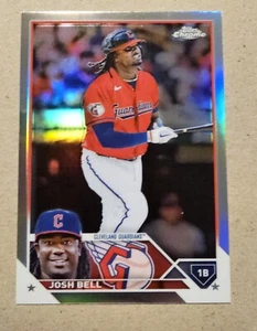 2023 Topps Chrome Refractor Josh Bell Cleveland Guardians #136 - Picture 1 of 2