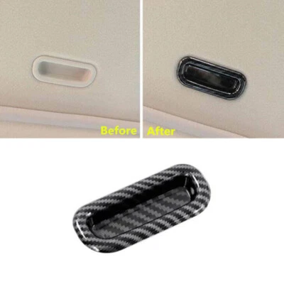 Cubierta de mango de claraboya interior de fibra de carbono para Mitsubishi Pajero Montero 2009-2021 Foto 1 de 4