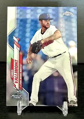 2020 Topps Pro Debut #PDC-82 Chris Vallimont Chrome Refractor #/99 - Image 1 of 2