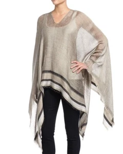 Rag & Bone Border Stripe Poncho Retails $395 (Sold Out) - Picture 1 of 12