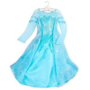 Disney store Exclusive Frozen Princess Elsa Dress Costume 9-10 NWT - Picture 1 of 2
