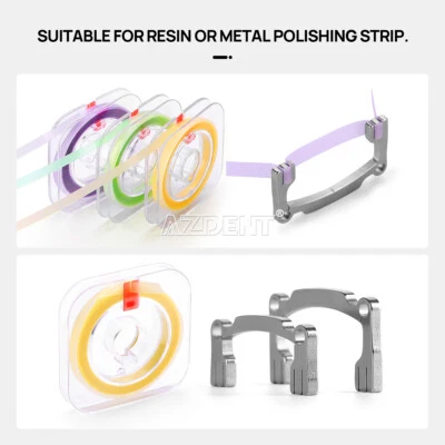 Tiras de pulido dental soporte de tira de acabado de lijado de resina compra Foto 1 de 4