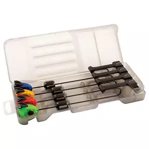 Fox MK3 Swingers Bissanzeiger Set Baitalarm Bissmelder Nachtangeln Pendel - Bild 1 von 3