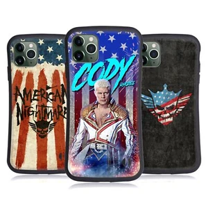 OFFICIAL WWE CODY RHODES GRAPHICS HYBRID CASE FOR APPLE iPHONES PHONES - Picture 1 of 10
