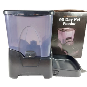 Alimentador automático Andrew James para gatos perros 90 días grande en caja funcionando - Imagen 1 de 12