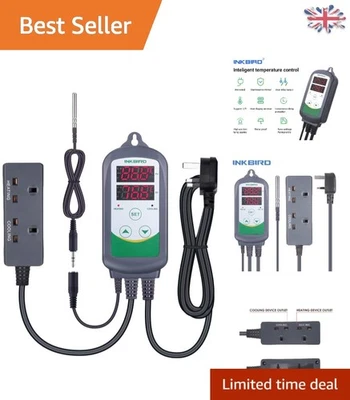 Versatile ITC-308S Temperature Controller with Dual Outputs & Temperature Alarms - Image 1 of 4