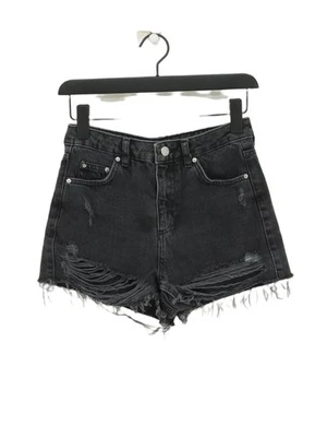 Topshop Women's Shorts UK 8 Grey Polyester with Cotton Mom - Image 1 of 4