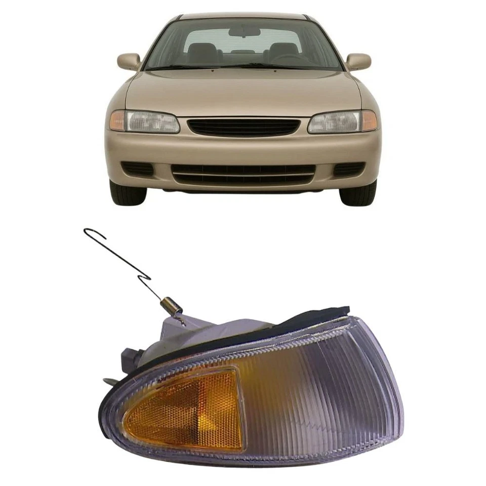 Luz de señal lado del pasajero para Mitsubishi Mirage 1993-1996 sedán | MI2521106 Foto 1 de 4
