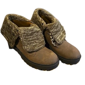 Sketchers Stiefel Damengröße 9,5 Teen Spirit-Knit Buzz, neu mit Etikett & Karton, braun/taupe - Bild 1 von 8