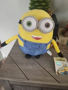 Vtg Despicable Me 2 Minion Bob Plush Toy 10" Toy Factory Tags RARE EYES (READ) - Picture 1 of 4