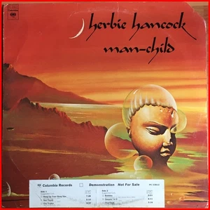 70s JAZZ FUNK LP Herbie Hancock-man-child COLUMBIA PROMO - RARE OG - MINT mp3 - Picture 1 of 2