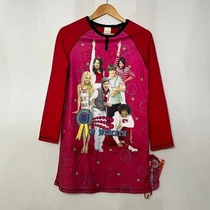 Disney High School Musical 2 Nachthemd Fleece Pyjama mit Augenmaske Neu mit Etikett Mädchen 14 16 - Bild 1 von 6