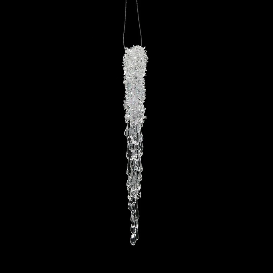 Vickerman 8"" Brillo Transparente Hielo 6/Bolsa - M135908 Foto 1 de 1