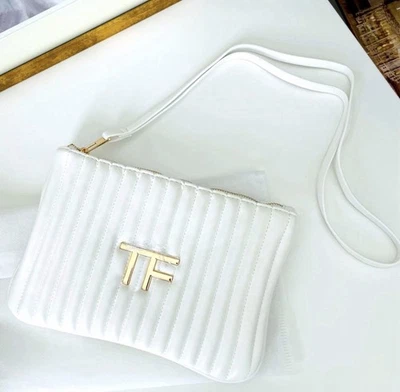 Muñequera/embrague Tom Ford blanco Foto 1 de 4