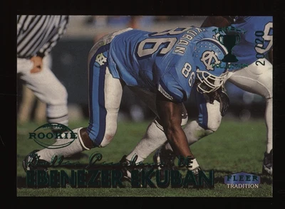 1999 Ebenezer Ekuban Fleer Tradition Trophy Collection Rookie Rc #20/20 *NICE* - Image 1 of 2