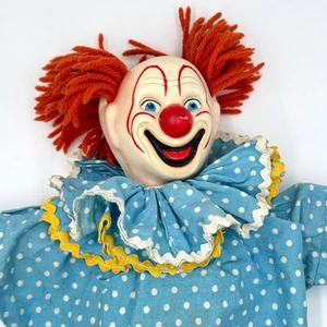 Vintage 1960’s Bozo the Clown Doll Red Felt Feet - Picture 1 of 3