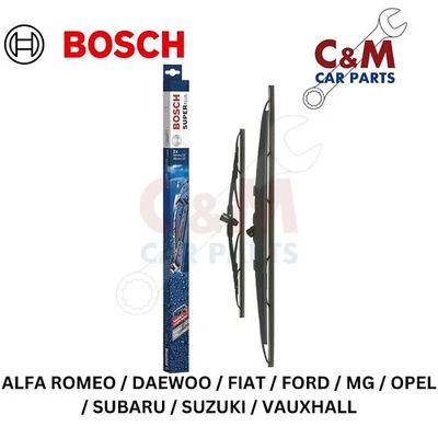 Bosch Superplus Spoiler Front Wiper Blade Set for Alfa Romeo 147 - 2001-2010 - Изображение 1 из 3