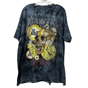 Metallica T Shirt XL Shortest Straw Double Sided Pushead Vertigo Distressed - Bild 1 von 8
