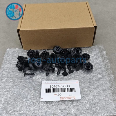 OEM ! 20Pcs Engine Cover Bumper Retainer Clips For 90467-07211 Toyota/ Lexus - Image 1 of 4