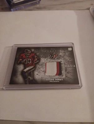 2012 Topps Inception Rookie Patch Relic 18/210 DeVier Posey Houston Texans - Image 1 of 4