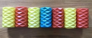 Vintage Plastic Blow Mold Outdoor String Light Lantern 7 Covers RV Patio Tiki - Picture 1 of 6