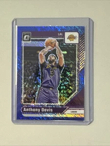 2024-25 Panini Donruss Optic Anthony Davis Blue Shimmer /75 - Picture 1 of 2