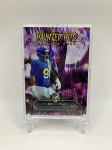 2024 Wild Card Haunted Hits Aaron Donald Monster Purple 3/4 - Bild 1 von 2