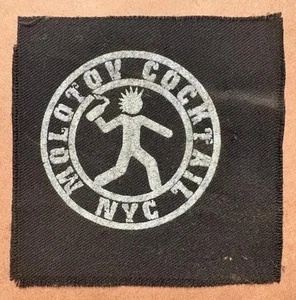 Molotov Cocktail NYC Patch Stoff 4,5" Neu Hardcore Punk Anarchie Vintage Protex - Bild 1 von 1