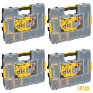 4Pack Stanley SortMaster Junior 14-Compartment -STST14022 Small Parts Organizer - Picture 1 of 23