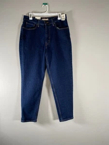 Levi's Premium 80er Mom Jeans Damen 31 High Rise Blau Freizeit Vintage-Style Neu mit Etikett - Bild 1 von 18