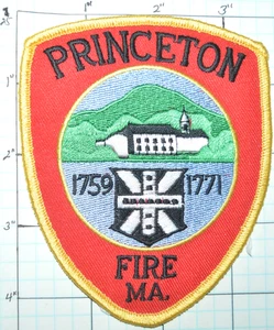 PARCHE DEL DEPARTAMENTO DE BOMBEROS DE MASSACHUSETTS, PRINCETON - Imagen 1 de 1