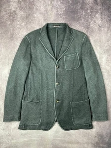 LANFICIO COLOMBO Urban Cashemere Silk Grey Blazer Jacket Mens 50 Made in Italy - Picture 1 of 11