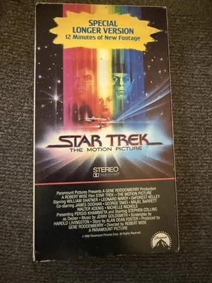 STAR TREK  THE MOTION PICTURE  1980 New VHS  Special Longer Version Sealed - Image 1 of 4