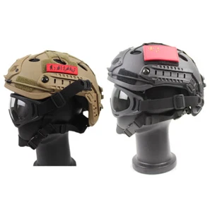 Lightweight Children Kids Tactical Airsoft CS PJ Helmet with X400 Goggles - Picture 1 of 17