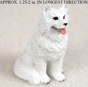 Samoyed Mini Hand Painted Figurine - Picture 1 of 1