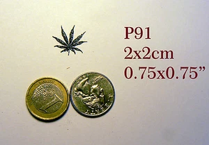 P91 Cannabis, Marihuana Stempel - Bild 1 von 1