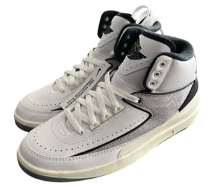 Air Jordan 2 Retro DQ8562-102 Zapatos de Baloncesto Niños Blanco Estampado Pitón Talla 7Y - Imagen 1 de 10