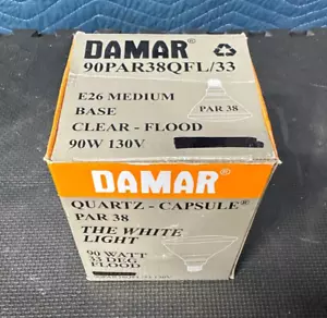 Damar Quartz Capsule The White Light 90 Watts Par 38 Purple 130V Flood - Picture 1 of 5