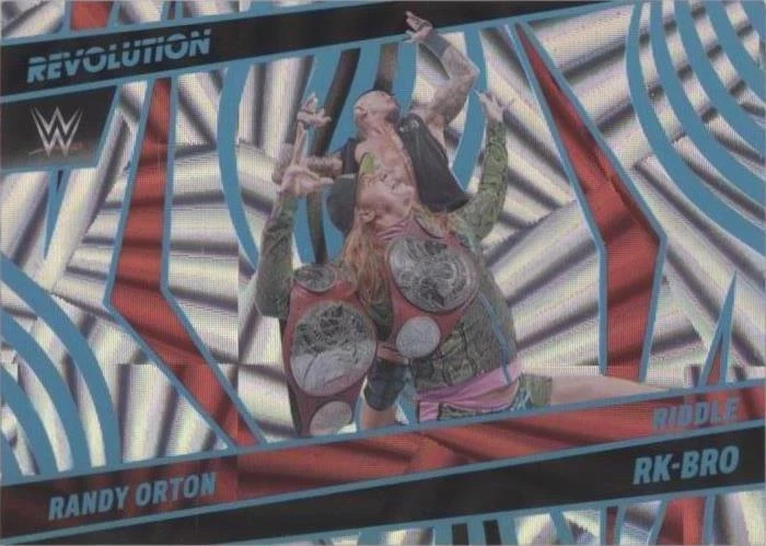 2022 Panini Revolution WWE - Randy Orton, Matt Riddle #140 Angular. PSA Graded - Image 1 of 1